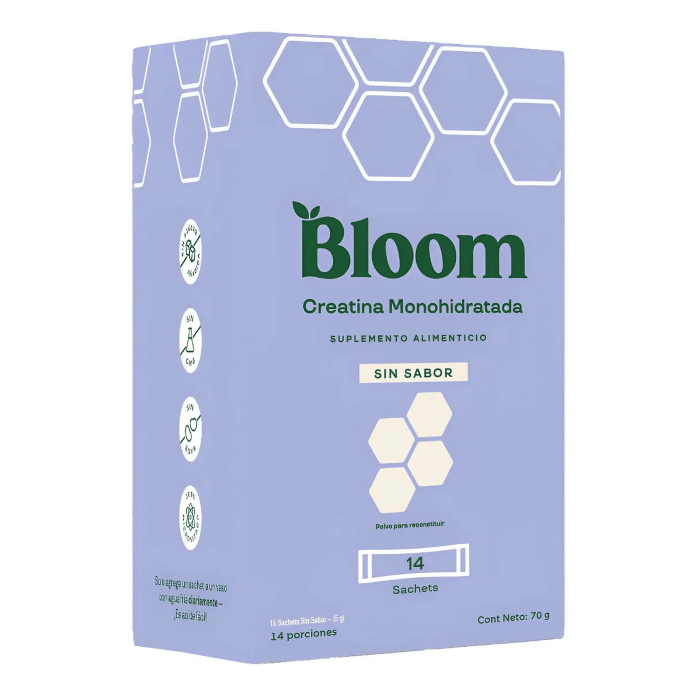 Bloom Creatina sin Sabor 14 sobres