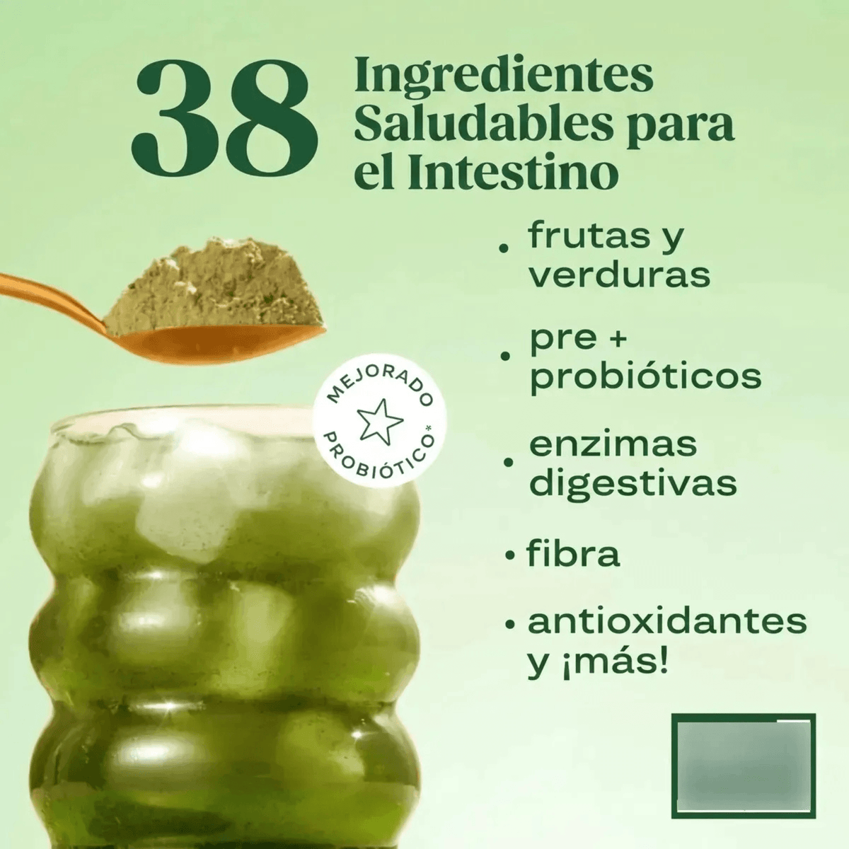 Greens Sabor Frutos Rojos 14 Sobres