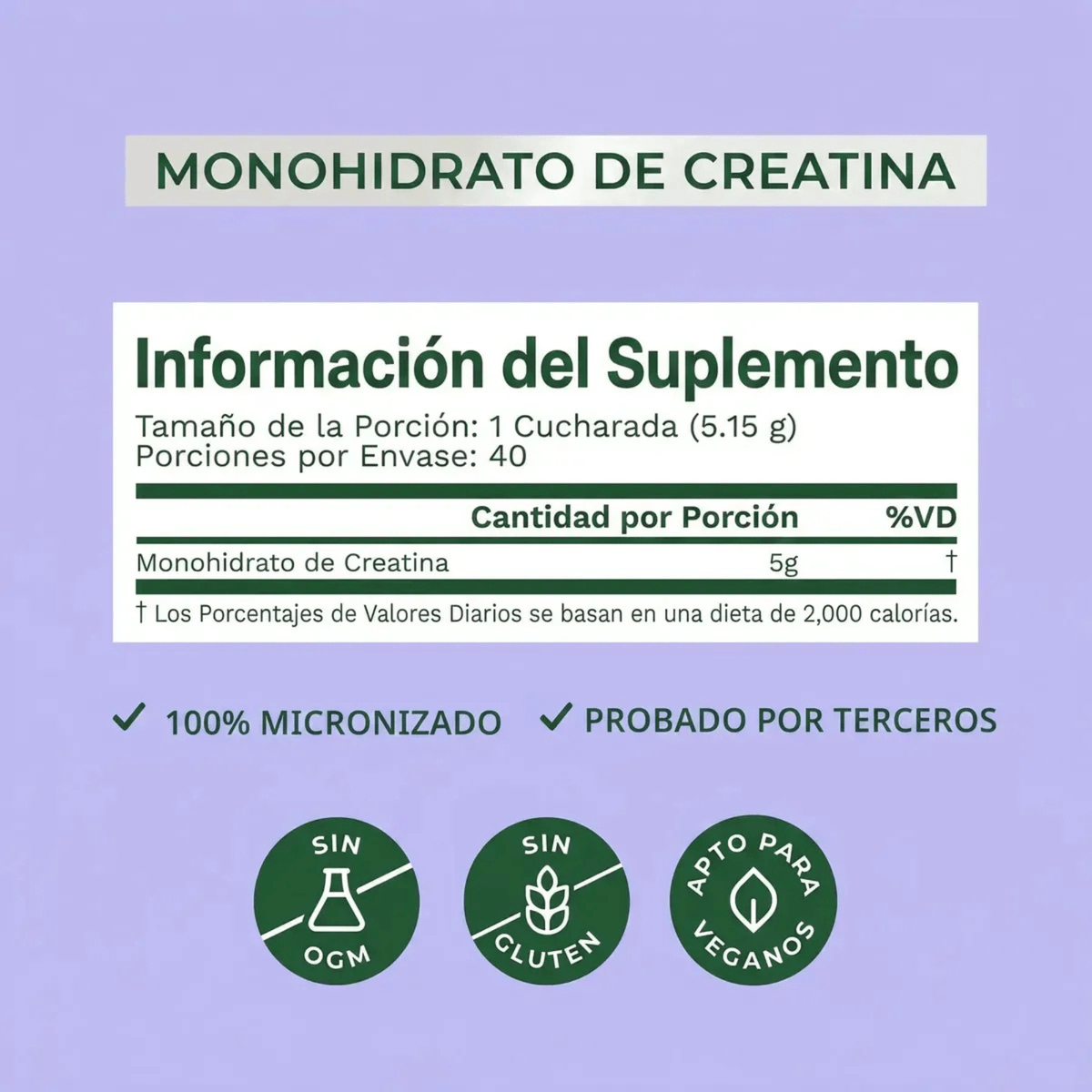 Creatina Sabor Limón 14 Sobres