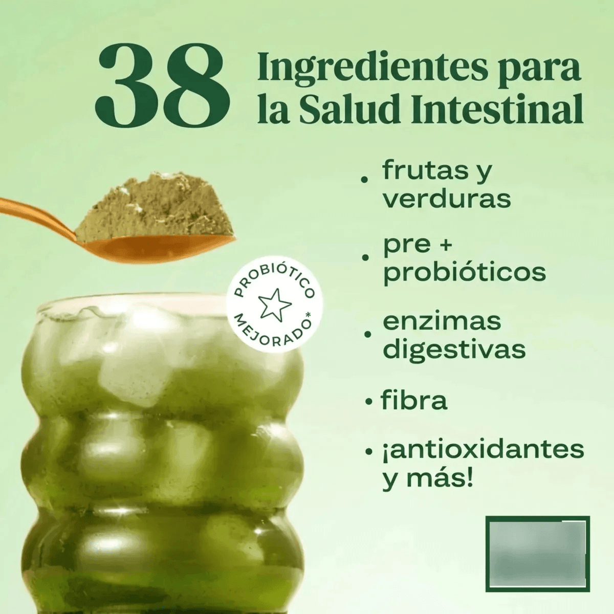 Greens Sabor Frutos Rojos - 25 Porciones