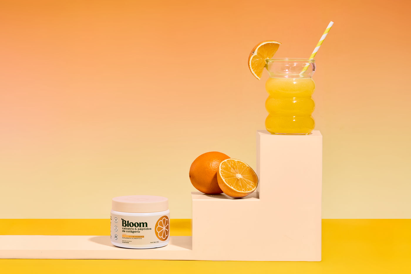 Calostro Con Colágeno Sabor Crema De Naranja