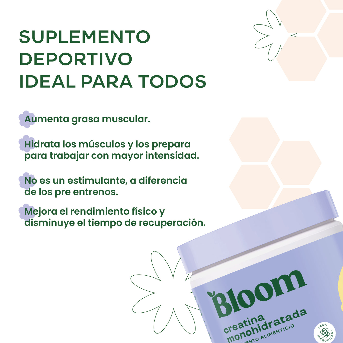 Creatina Sabor Limón - 25 Porciones Limón