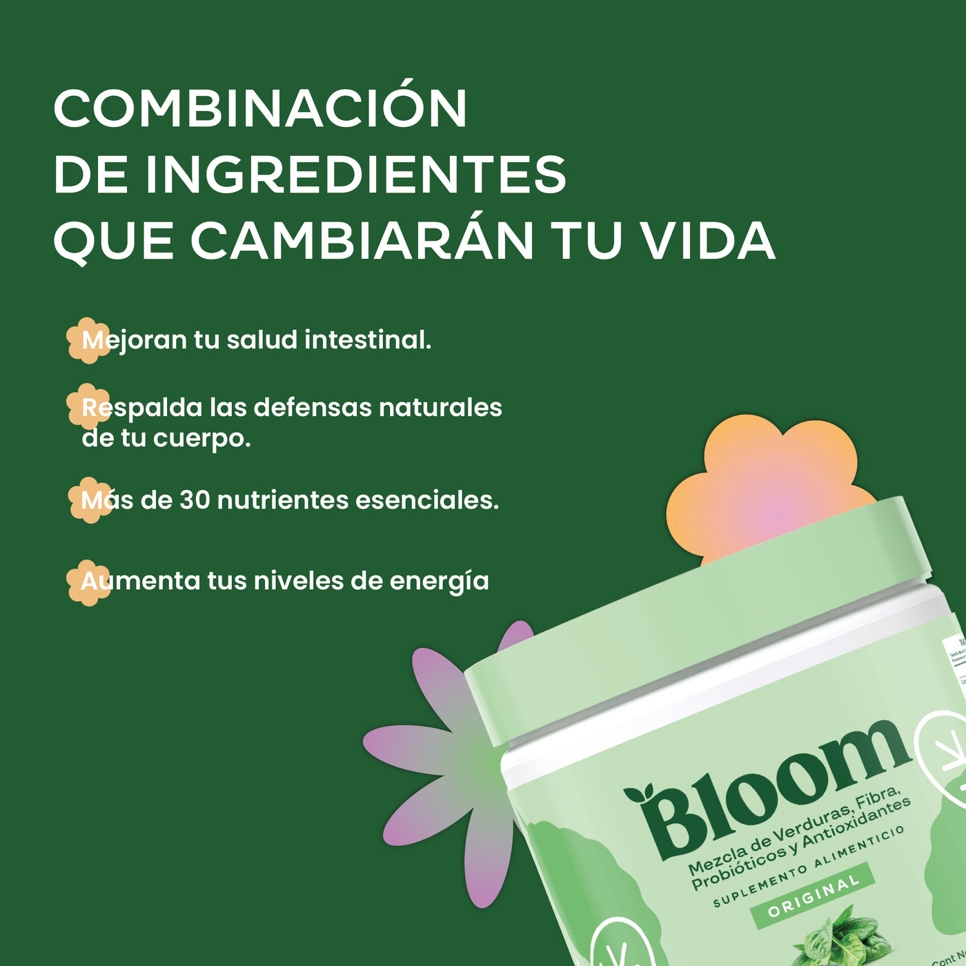 Bloom Greens Sabor Original - 25 Porciones